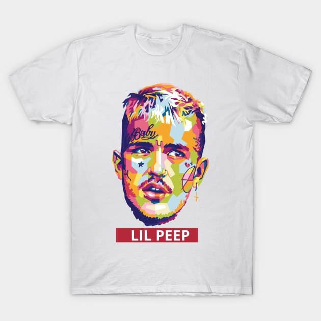 Lil Peep Artwork T-Shirt by gilangbogy